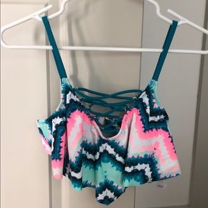 Flouncey swim top